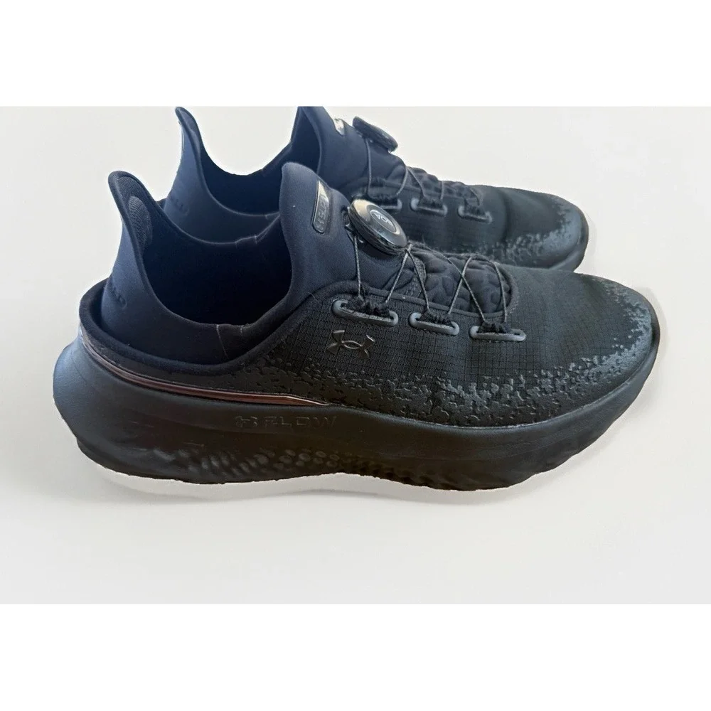 Men's Size 8.5 Womens 10 Under Armour SlipSpeed Mega Fade Black Castlerock